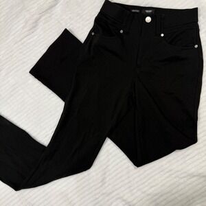 Simply Vera Vera Wang Womens Black Bootcut Stretch Pants Size XS Workwear